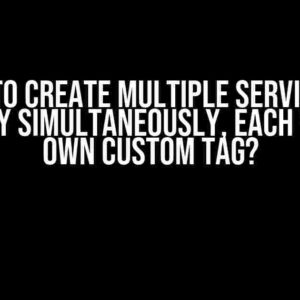 How to create multiple services in Symfony simultaneously, each with its own custom tag?